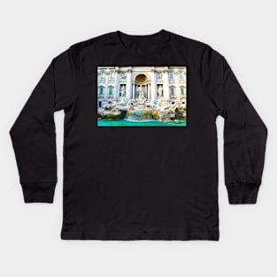 Fontana di Trevi Kids Long Sleeve T-Shirt